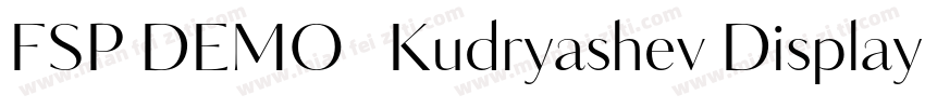 FSP DEMO   Kudryashev Display Regul字体转换